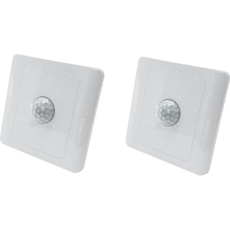 5X Interrupteur de Capteur de Mouvement Infrarouge PIR 220V Contrôle Automatique Interrupteur D'éclairage de Lampe LED Détecteur D'Induction de Corps Intelligent (1/5)