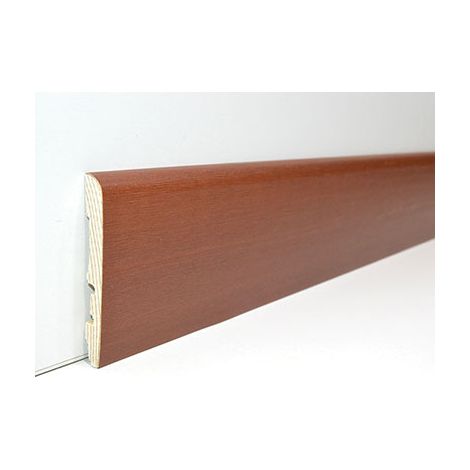 BATTISCOPA LISCIO PIRCHER - ABETE MOGANO MM 10X70 H.MM 2250- 10 pezzi