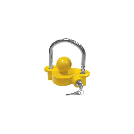 Verrouillage Antivol Remorque Antivol Remorque Attelée Cadenas Remorque Antivol Caravane Universel pour Remorque Caravane Bateau Boule d'Attelage (1/5)