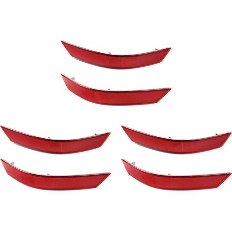 6x Réflecteurs de feu arrière rouges pour Mercedes-Benz Classe ML W164 ML320 ML350 ML 5501648200374 1648201574 (1/5)