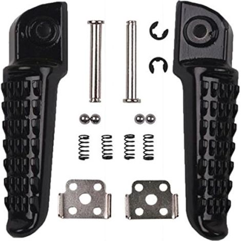 Moto Repose-Pieds pédale Chevilles pour Kawasaki ZX6R Z750 Z1000 (1/5)