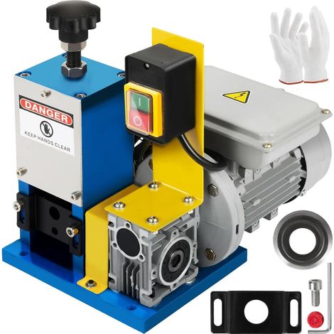 Machine à dénuder les fils électriques Dénudeur de câbles portable 1,5-25 mm 180 W for le recyclage des déchets de cuivre(With Blade 2) (1/5)