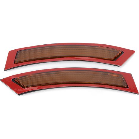 Lot de 2 Feux Reflecteurs Avant Pare-Choc Plastique pour E92/E93 2007-2012, Clignotants Latéraux de Marqueur, Lampe Réfléchissante (1/5)