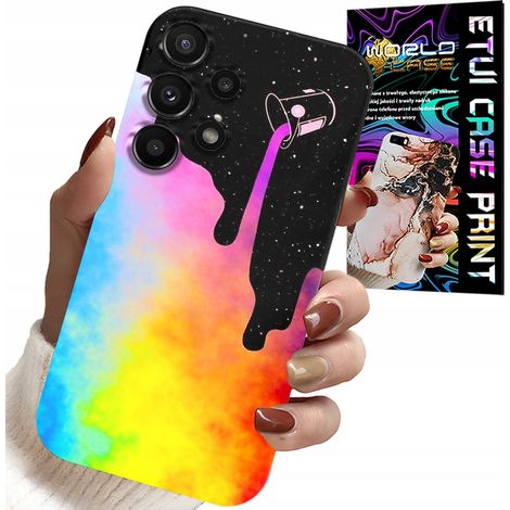 Funda para Samsung Galaxy A32 5G - Diseños coloridos de arcoíris, pintura + lámina (1/5)