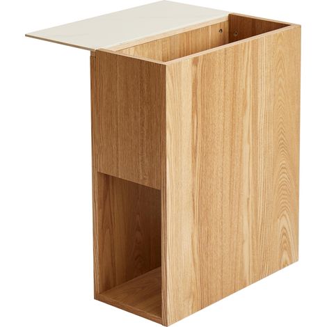 Nordlys - Table Appoint Bout de Canape Rangement en Bois (1/5)