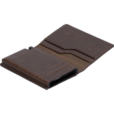 Portefeuille en cuir PU RFID Homme Femme Étui à cartes professionnelles Porte-cartes de visite (1/5)