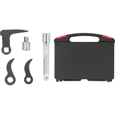 Tête d'adaptateur de barre de levier 1/2 et 3/8 étoile carrée Type L avec tige d'extension, outils de retrait de demi-arbre pour le levage par levier (1/5)