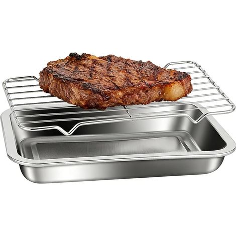 Plaque de Cuisson avec Grille de Refroidissement, 315 x 215 x 45 mm