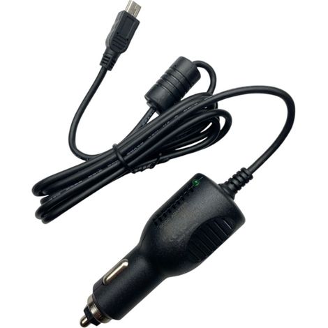 Premium Mini-USB KFZ-Ladekabel 12V/24V mit TMC Antenne für Becker Garmin Nüvi Navigon TomTom Empfänger Navigationssystem Navi