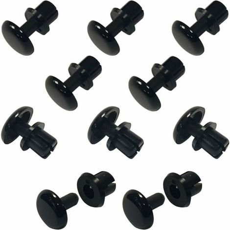 10x rivet clip Ø4,1 x 2,5-3,5mm plastique fixation agrafe à expansion pare-choc garniture voiture (1/2)