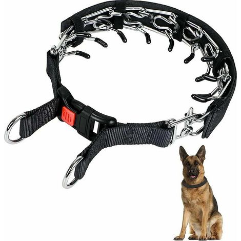 Collier étrangleur à griffes 2,5 mm x 35 cm, sans traction, pour chiens moyens et grands – DELKEVIC (1/5)
