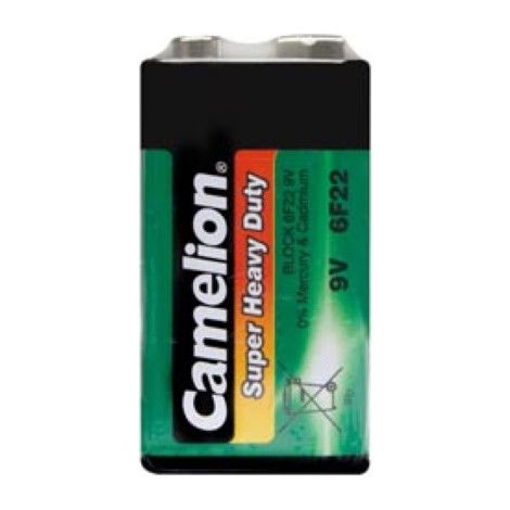 Zinc Carbone E-block 9v-400mah (1pc/carte) (1/2)
