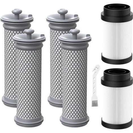 Filtre De Rechange - Pour Aspirateur Sans Fil Tineco Pure One S15 - Préfiltre Et Postfiltre - 4 Pièces + 2 Pièces + 1 Brosse (1/4)