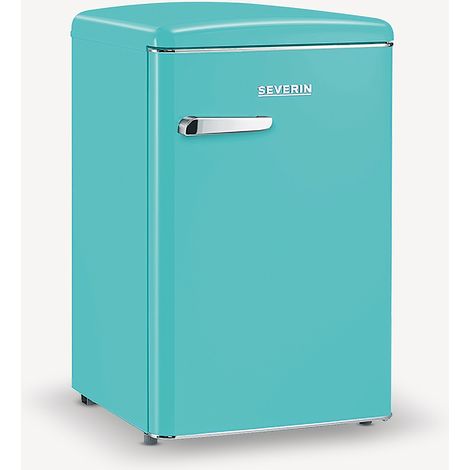 Severin RKS 8834 Retro frigo combine Pose libre 108 L D Turquoise (1/2)