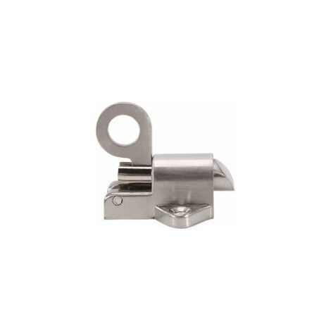 Pestillo de seguridad de aleación de zinc con resorte y anillo de tracción para puerta, ideal para cobertizos de jardín, ventanas, puertas, baños y dormitorios - Crezuo