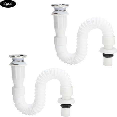 Tuyau d'évacuation, pour installation domestique dans une salle de bain ou une cuisine, adapté aux installations de plomberie résidentielles.-AquaForge (1/5)