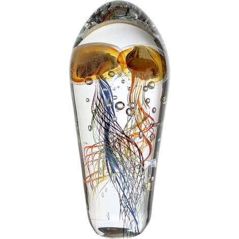 Sculpture en Verre Funny Medusa Verre Fait Main Hauteur 25 cm (1/5)