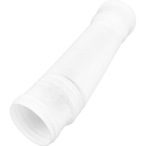 Extension de Bec de Descente de Gouttière Flexible, Rallonge de Tuyau de Descente Extensible en PE pour Villa Extérieure Ronde (Blanc) (1/5)