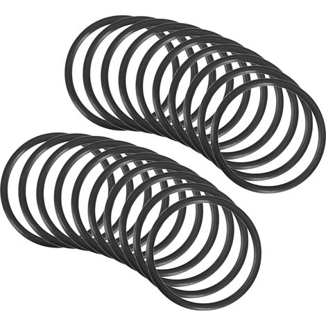 20 Pièces 30mm x 26mm x 2mm Joints toriques pour Réparation Noir (1/5)