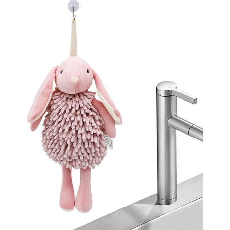 Rabbit Shaped Quick Drying Hand Towels for the Bathroom