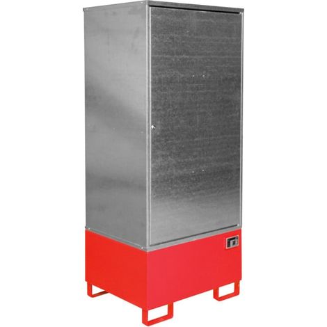 Bauer Südlohn Armoire à produits dangereux GS-1, laquée, rouge feu