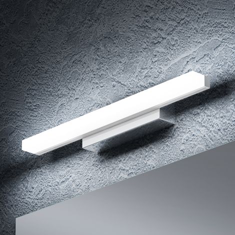 Spiegelleuchte 40cm LED Badlampe  Spiegellampe, 6000K Badezimmer Lampe  LED Wandleuchte Chrom 9W Spiegelstrahl