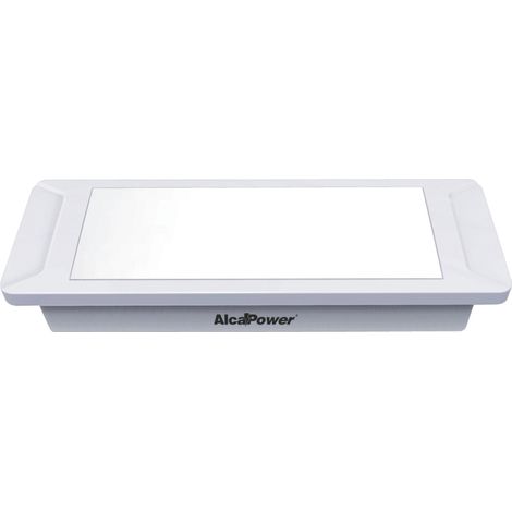 Alcapower Lampada di Emergenza LED 2W 100lm 6500K, Installazione Incasso o Superficie, Batteria Li-Ion 2200mAh, Autonomia 8 Ore, IP20 293x100x55.3mm (1/3)