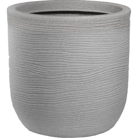 Vase Raffaello Beige diam.35×34 cm pour Jardin ou Balcon (1/4)