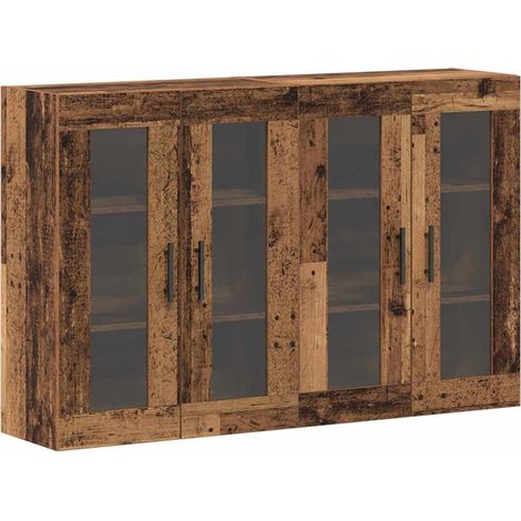 Maison Exclusive - Armarios Montados en la Pared 2 pcs Madera vie (1/5)