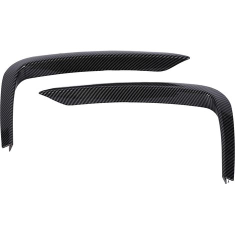 Grille de Couverture de Lampe Brouillard Spoiler, Look Sporty Look Spoiler Fog Lampe de Couverture de Lampe de Garniture avec Conception de Lame pour 2 Séries, M Sport (style (1/5)
