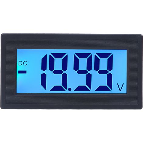 Digitales Voltmeter YB5135DB mit LCD-Anzeige, misst Gleichspannung 0-20 V, Stromversorgung Wechselstrom 100-240 V (1/5)