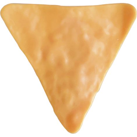 Niedliche, multifunktionale, minimalistische, robuste und tragbare Beutelclips in Kartoffelform zum Verschließen und Aufbewahren von Chips- und Snacktüten. Farbe: gelbes Dreieck. (1/5)