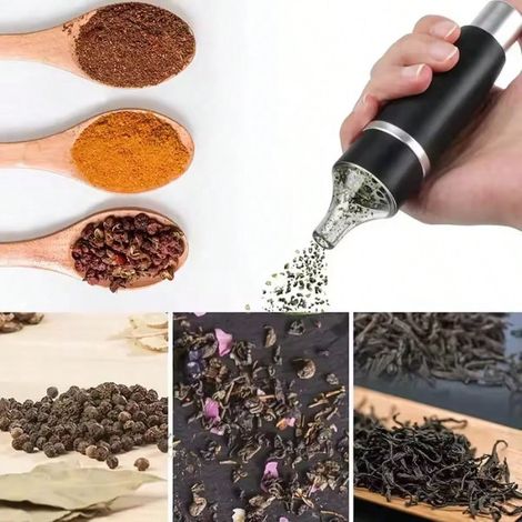 Broyeur d'épices de type presse, démontable et lavable, accessoire de cuisine. (1/4)