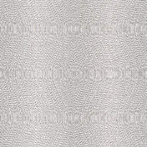 BRICOFLOR Papier Peint vague gris Tapisserie à rayures grise et blanche Papier Peint intissé pour chambre, salle de bain & plus (1/4)