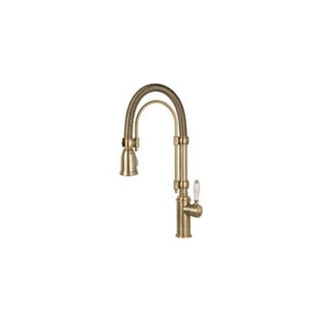 Smeg MIDR7O-2 rubinetto Ottone Made in Italy. Colore del prodotto: Ottone, Controllo del flusso d'acqua: Leva sanitaria, Numero di rubinetti/leve: Singolo. Altezza (max): 52 cm, Distanza tra foro d... (1/3)