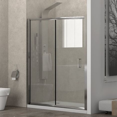 Porta doccia nicchia 110cm con anta scorrevole altezza 180cm K410N kamalu