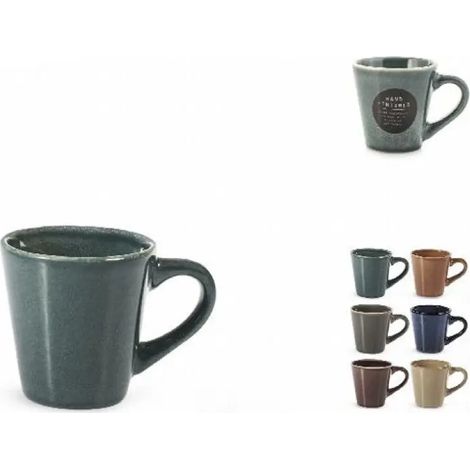 Tazza Caffè Tierra 80cc mit Unterteller assortiert