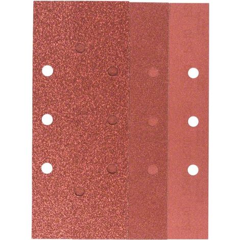 Bosch Schleifblatt-Set für Schwingschleifer 25tlg. 8 Löcher (B+D) 93 x 230 mm 60-240 - 2607019501
