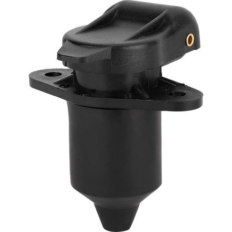 Prise,  3 broches Adaptateur de Prise de Remorque en Plastique, Douille de Connecteur de Câblage pour Remorque. (1/5)