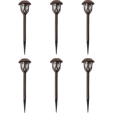 Éclairage au sol, lampes solaires LED de jardin, balises de chemin étanches, lampe paysagère extérieure pour jardin, cour, pelouse, arrière-cour