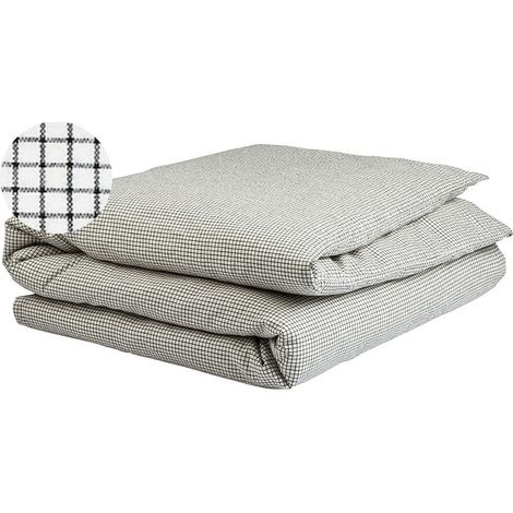 Housse de couette en percale de coton bio 220 fils/cm² douce et résistante - 3 tailles - PANGIVO