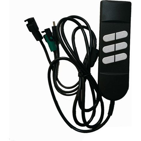 mando a distancia eléctrico de 6 botones para sillón elevador, controlador de motor ABS con cable de 5 m para equipos médicos. (1/5)