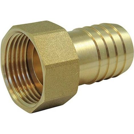 Raccords cannelés : Embout femelle avec écrou libre Ø A: 1/2'' Ø B: 10mm - Raccords cannelés : Embout femelle avec écrou libre Ø A: 1/2'' Ø B: 10mm (1/3)