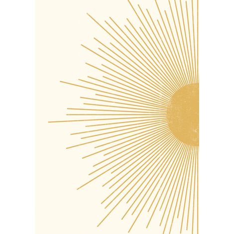 Papier peint panoramique - Soleil Boho - 130 cm x 185 cm (1/2)