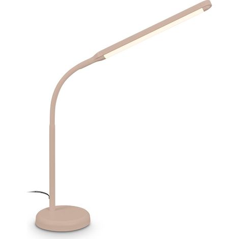 Briloner LED Tischlampe Dimmbar Ø13x72,5 cm 6,5W 600lm 3000K Warmweiß Touchschalter Beige - Tischleuchte Leselampe Wohnzimmer Schlafzimmer Büro (1/5)