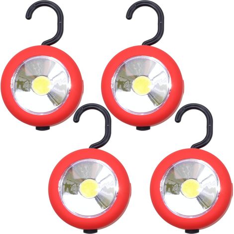 4x COB LED Leuchte Magnet + Haken (1/5)