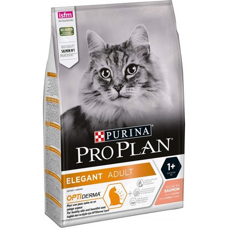 PURINA PRO PLAN Derma Care Crocchette Gatti Ricco in Salmone, Sacco da 3kg