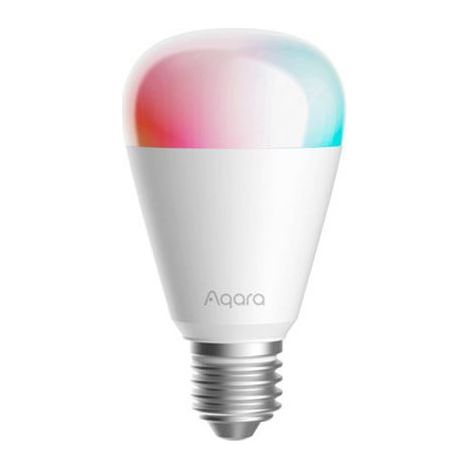 Bombilla inteligenteAQARAConsumo de energía 10,5 vatiosFlujo luminoso 950 lúmenes9000 KBluetooth/ZigBeeLB-L02D