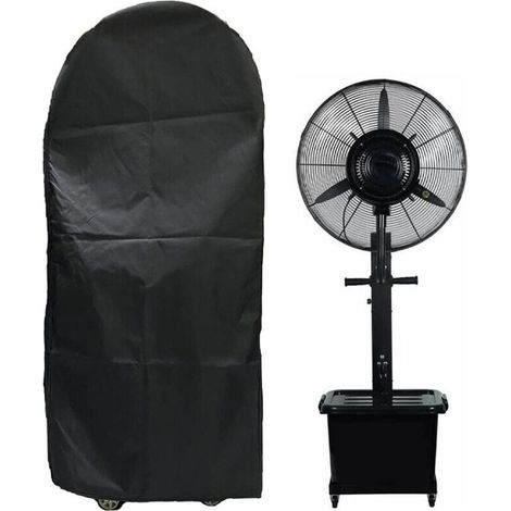 Housse de ventilateur de sol extérieur 210D - Solution peu encombrante, adaptée à la taille S 60 x 28 x 155 cm (1/4)