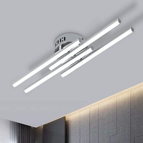 Plafoniera LED Moderna, Lampada da Soffitto, LED Integrati 28W per Soggiorno o Cucina 230V IP20 6000K (Bianco iteddo) [Classe di efficienza energetica F] (1/5)